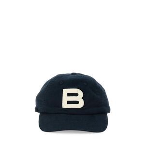 BALLY Men's Monogram Applique Baseball Cap Men Beige Hats & Caps